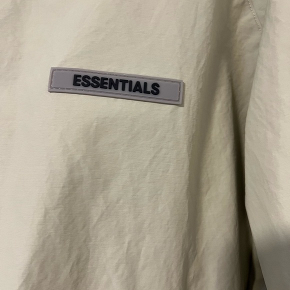 Essentials Tan Windbreaker Jacket - Picture 3 of 5